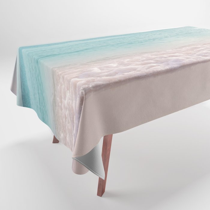 Soft Pastel Ocean Waves Dream #2 #wall #decor #art #society6 Tablecloth