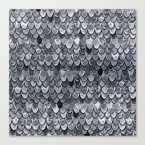 MAGIC MERMAID CLASSIC GREY by Monika Strigel Canvas Print