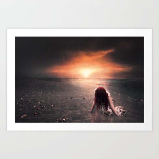Regretful Art Print