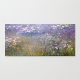 Water Lilies Painting by Claude Monet Canvas Print