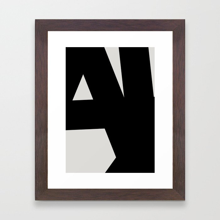 Abstract Form 01 Framed Art Print
