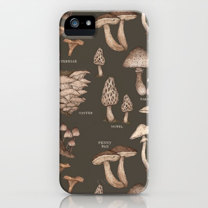 mushrooms iphone case