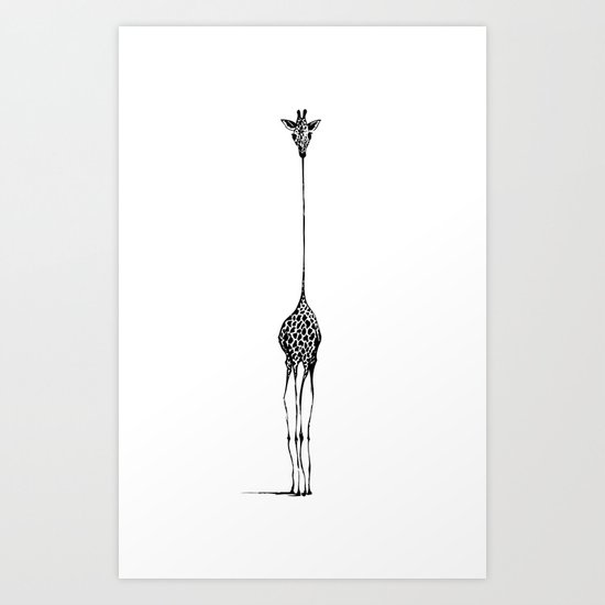Giraffe Art Print