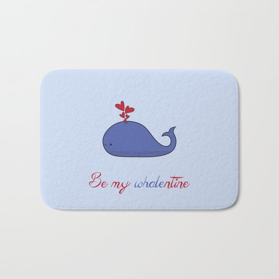 Whalentine Bath Mat