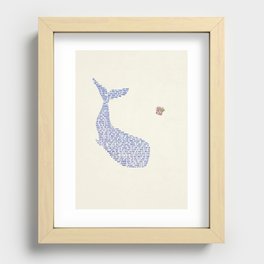 Oh no, not again. Recessed Framed Print