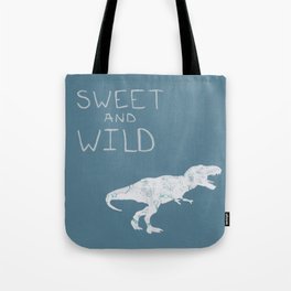 Sweet and Wild Dinosaur Tote Bag