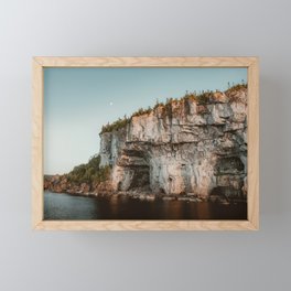 Tobermory Cliffs Framed Mini Art Print
