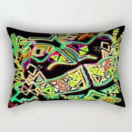 Neo-Tribal Revival  Rectangular Pillow