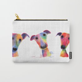 ' THe WaCKY WHiPPeTS ' WHiPPeT, GReYHouND PRiNTs, ART Carry-All Pouch