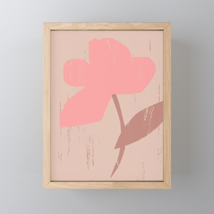 FLOWER I Framed Mini Art Print