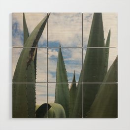 Agave Clouds Wood Wall Art