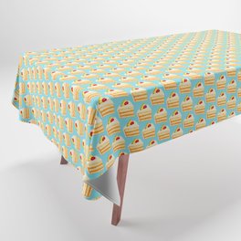 Tropical Cake Pattern - Blue Tablecloth