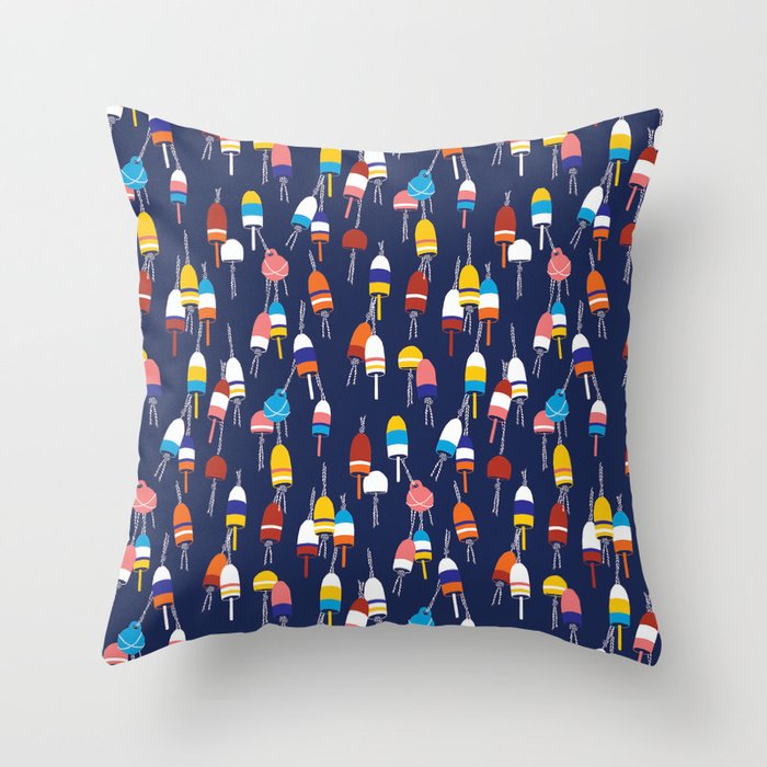 Oh Buoy! Throw Pillow