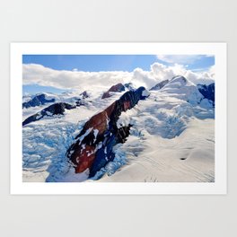 Snowy Peak Art Print