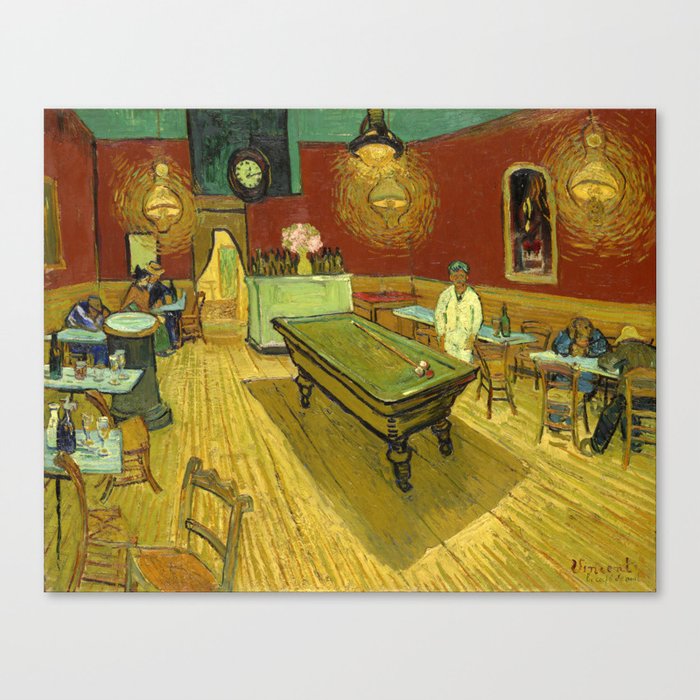 Vincent van Gogh "The Night Café" Canvas Print