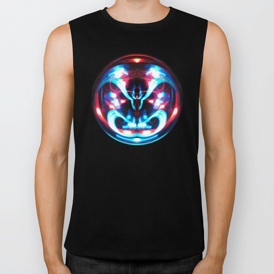 Sphere I (Staring) Biker Tank