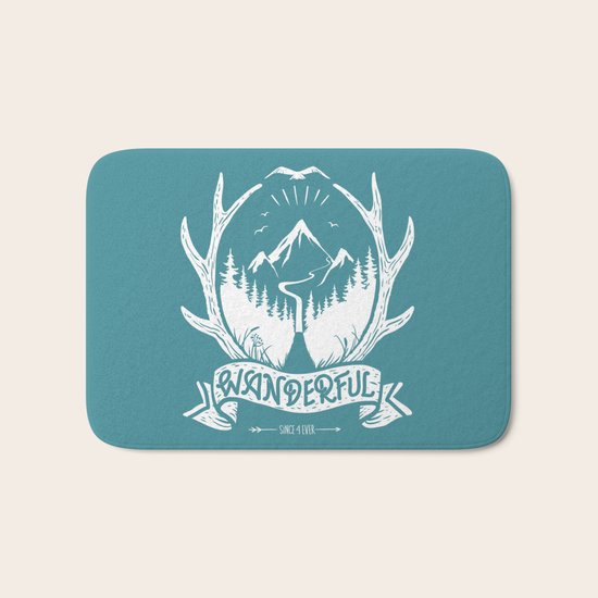 wanderful! Bath Mat