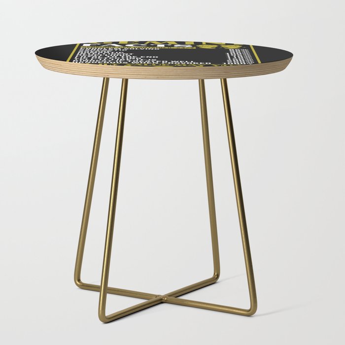 Gemini Star Sign Gift Facts Side Table