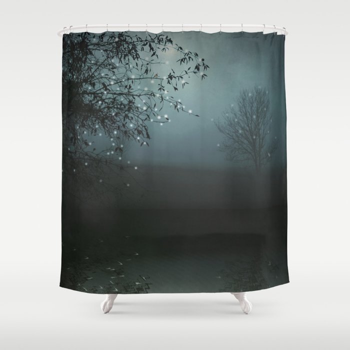 Song of the Nightbird Shower Curtain