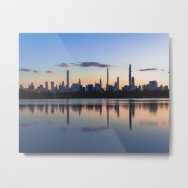 Sunset in Central Park Metal Print