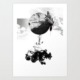 & Black+White Series: Cracked Earth Art Print