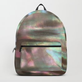 Shimmery Greenish Pink Abalone Mother of Pearl Backpack