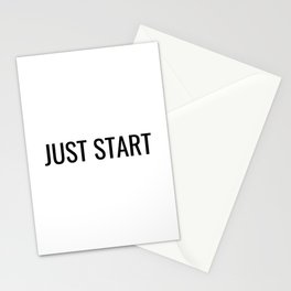 Just start Stationery Card