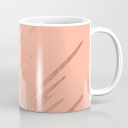 Sweet Life Swipes Peach Coral Shimmer Coffee Mug
