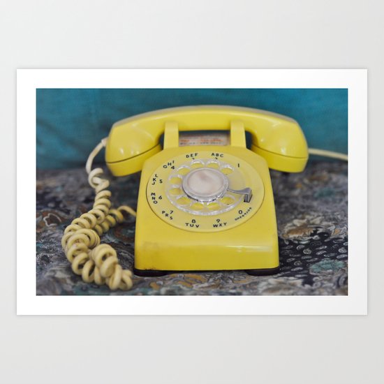 Just Call Me Mellow Yellow... Art Print