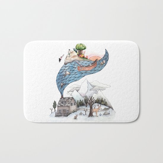 Invincible Summer Bath Mat