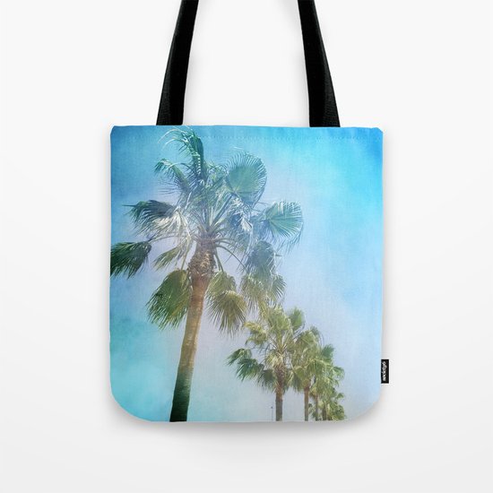 "Palms. Beach" Tote Bag