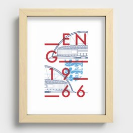 Wembley Stadium - England Recessed Framed Print