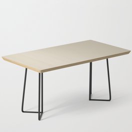 WOOL SKEIN warm neutral solid color. Beige plain pattern  Coffee Table