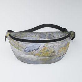 Blue heron and sea duck Fanny Pack
