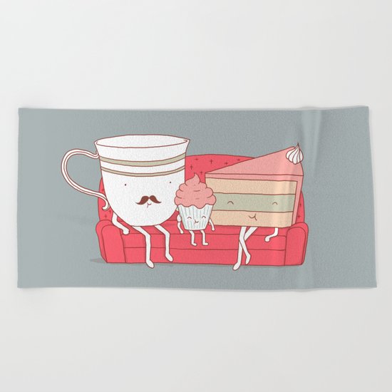 Family Portrait Beach Towel
