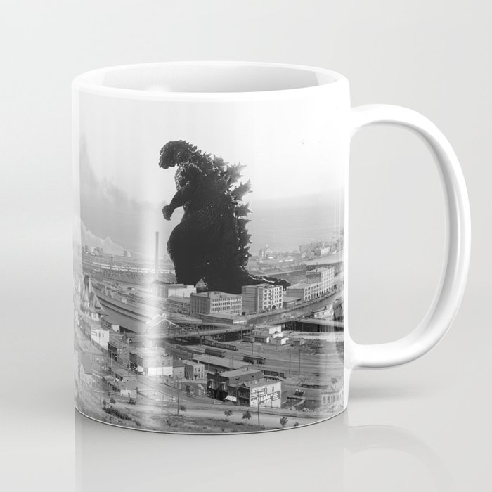 Old Time Gojira Coffee Mug