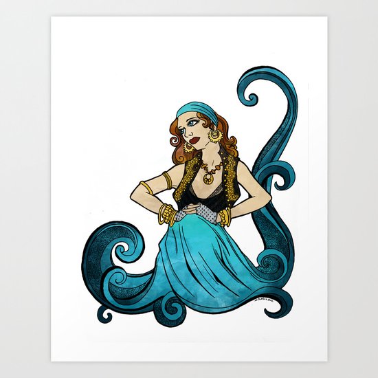 Water Dancer Art Print