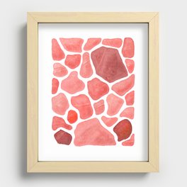 Rocks! Red! Rocks! Recessed Framed Print
