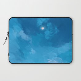 Evening Sky | Painted Brush Sky Design Laptop Sleeve