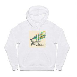 Emanate Hoody | Watercolor, People, Nature, Mixed Media, Painting, Illustration 