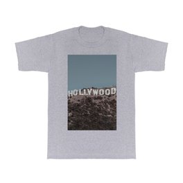 Hollywood Sign Glitter T Shirt