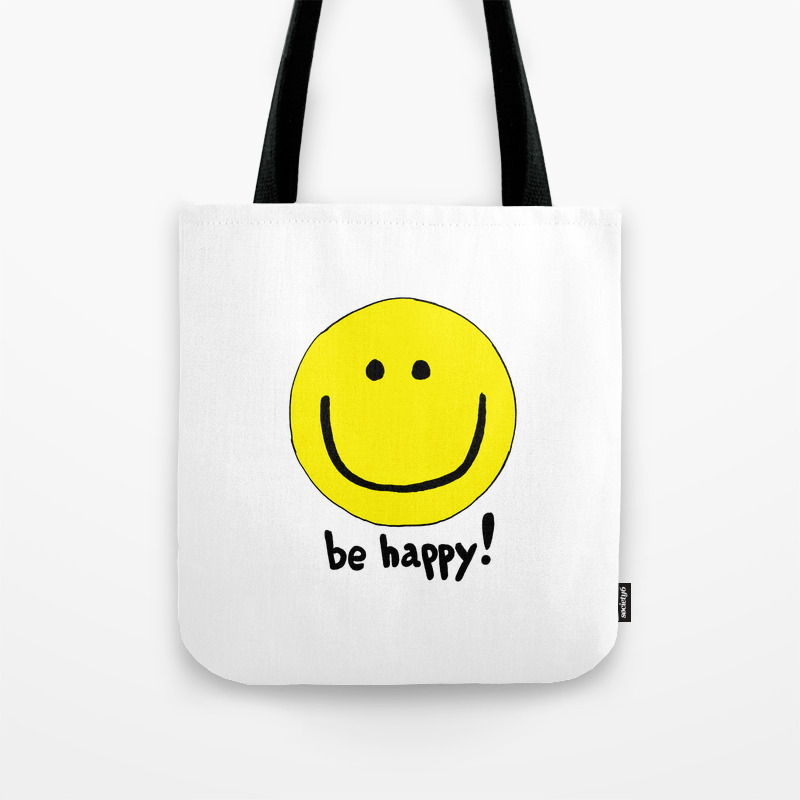 smiley face bag