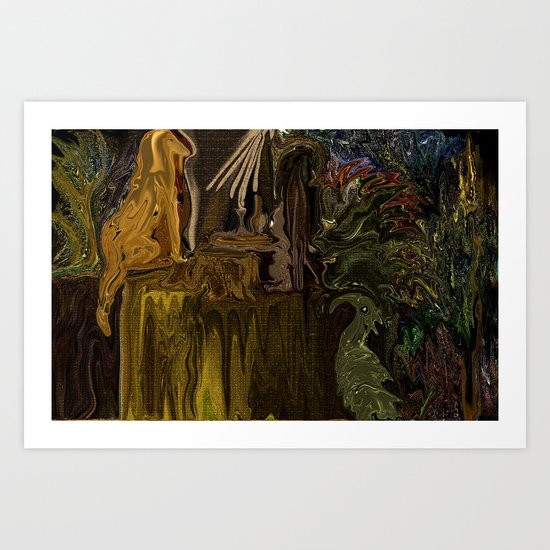 NO RHYME- NO REASON!!! lol ABSTRACT!!! Art Print