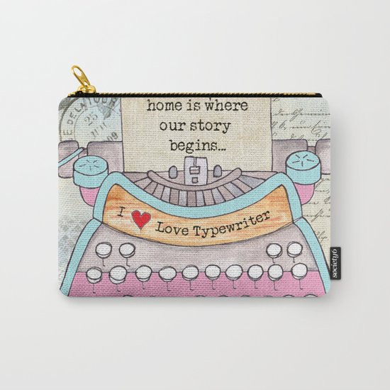 Typewriter #6 Carry-All Pouch