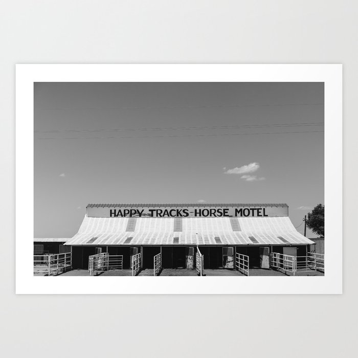Horse Motel Art Print