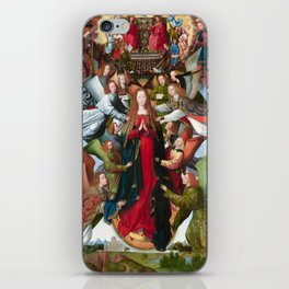 Mary, Queen of Heaven 15th Century Painting iPhone Skin