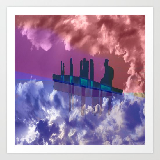 To Venus in a Ship / 28-10-16 Art Print