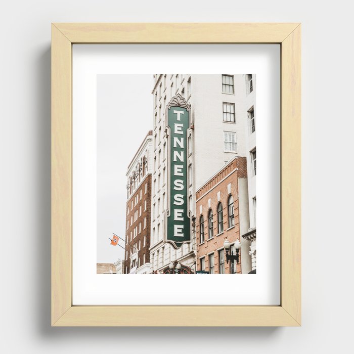 Tennessee Sign No. 2 Recessed Framed Print
