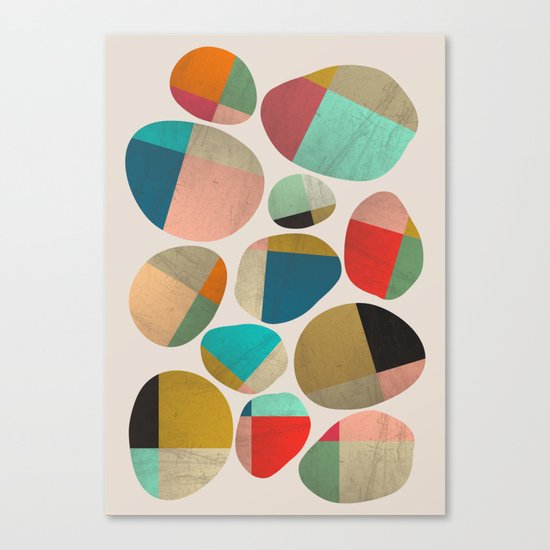 Playful Stones Canvas Print