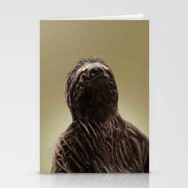 Smiling Sloth Selfie Stationery Cards